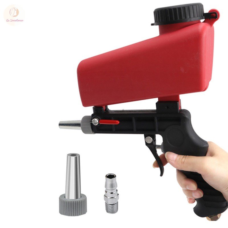 Portable Gravity Sandblasting Gun Aluminium Pneumatic Spray Gun Sand