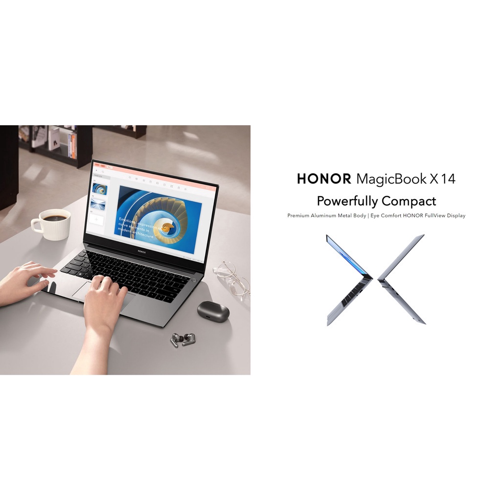 HONOR Magicbook X14 Laptop i3-1115G4 2022 [8GB RAM+512GB] I Original ...