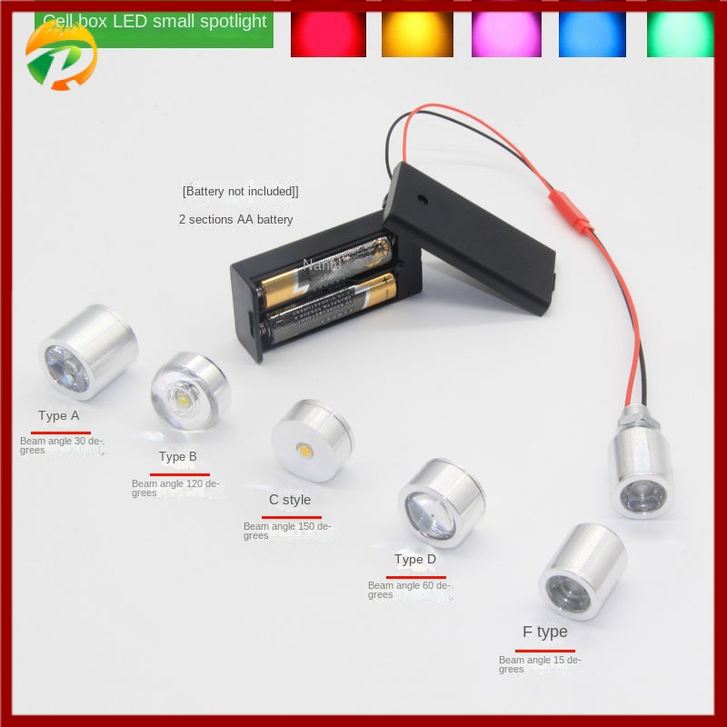 3V Light Highlight LED Bulb Handmade DIY Creative Battery Box No. 5 ...