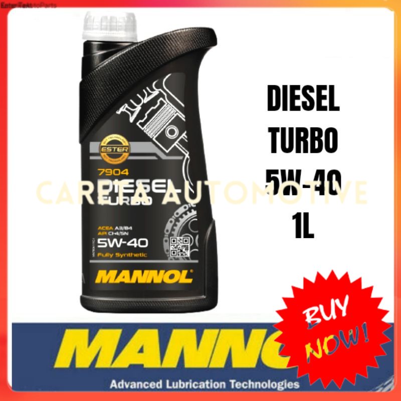 MANNOL MN7904 1L Diesel Turbo 5W40 Fully Synthetic Heavy Duty Engine ...