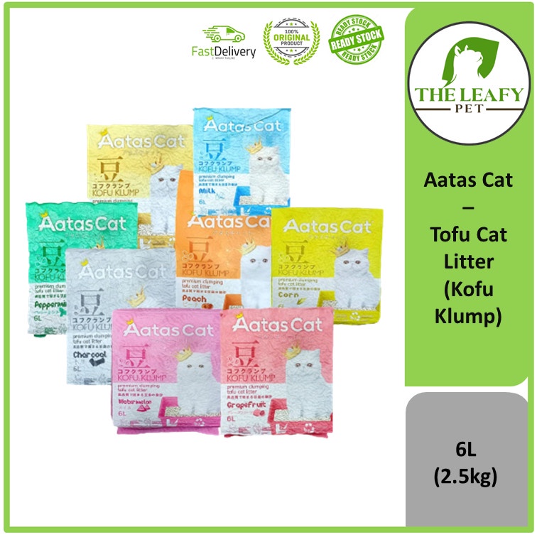 Aatas Cat Tofu Cat Litter / Kofu Klump / Pasir Kucing ( Assorted