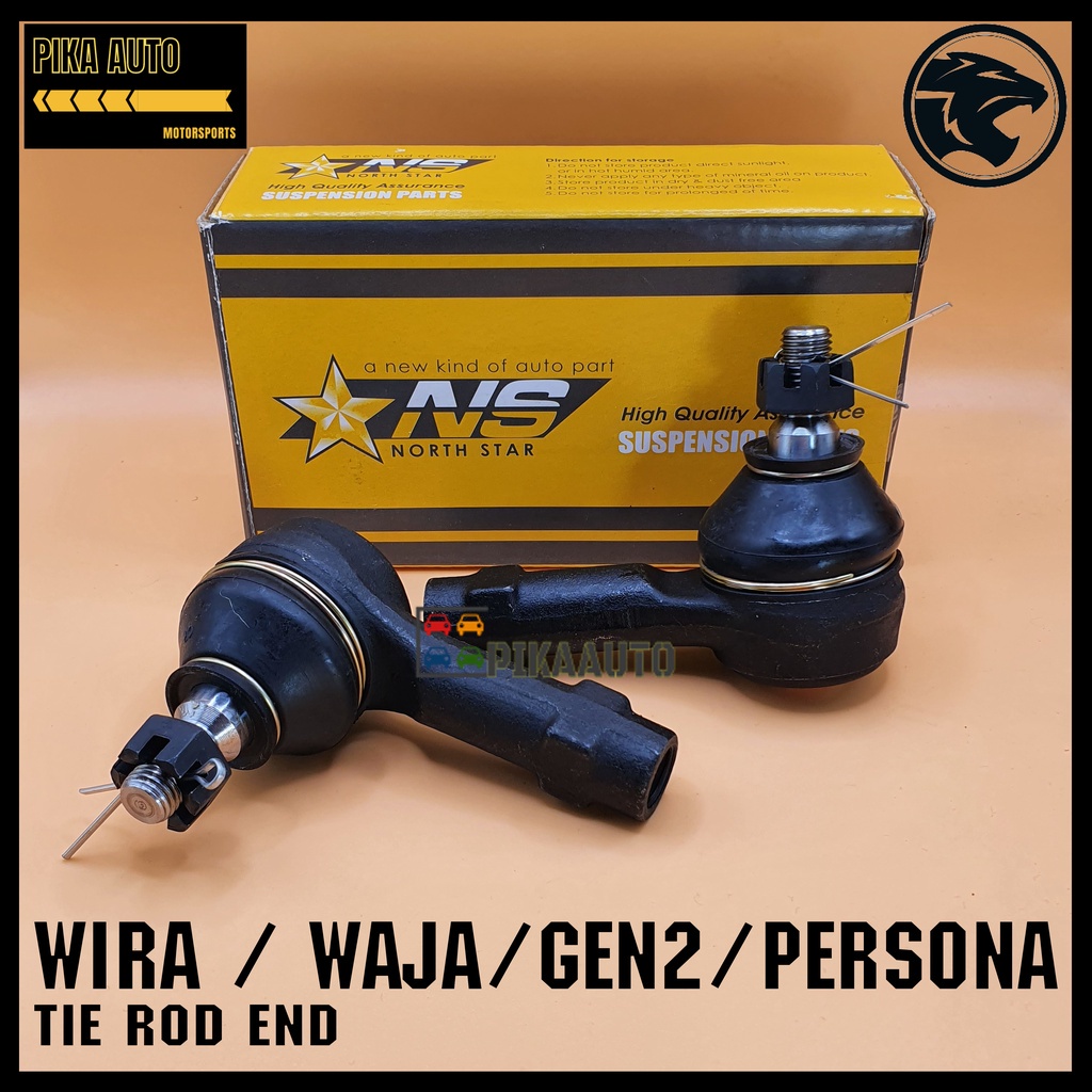 PROTON WIRA / WAJA /PERSONA / GEN2 / SATRIA TIE ROD END (1SET / 2PCS