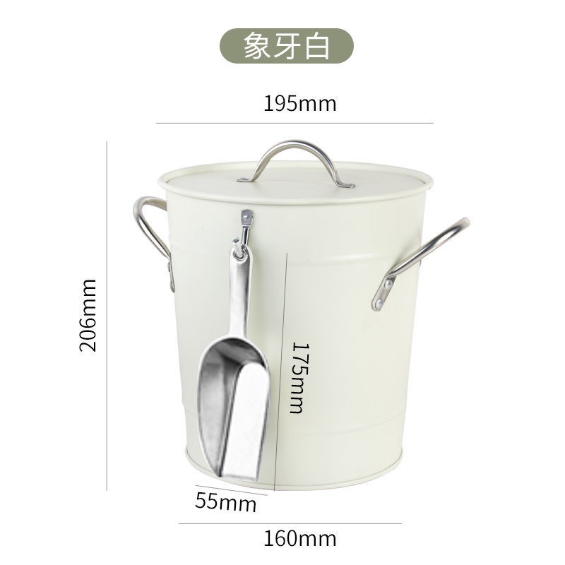 4 Liter Double Wall Ice Bucket,Ice Bucket For Cocktail Bar,Ice Buckets