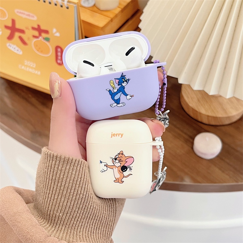 Case Pro 2nd] Cute Tom and Jerry Case for AirPods Pro Pro2 Gen1/2