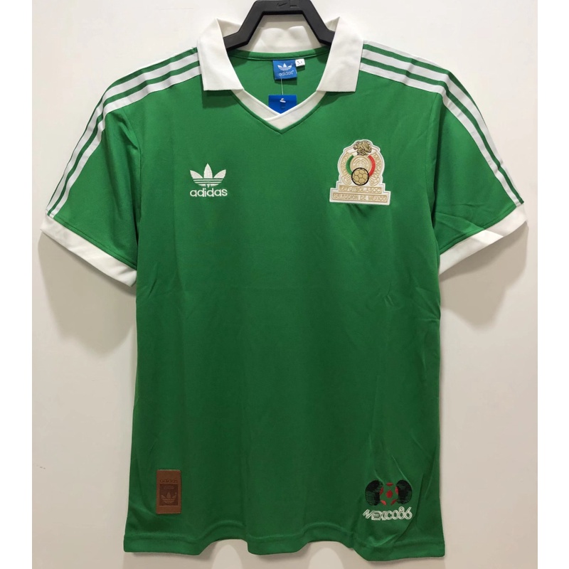 1986 Mexico Home Retro Football Jersey SXXL Men's Football Short