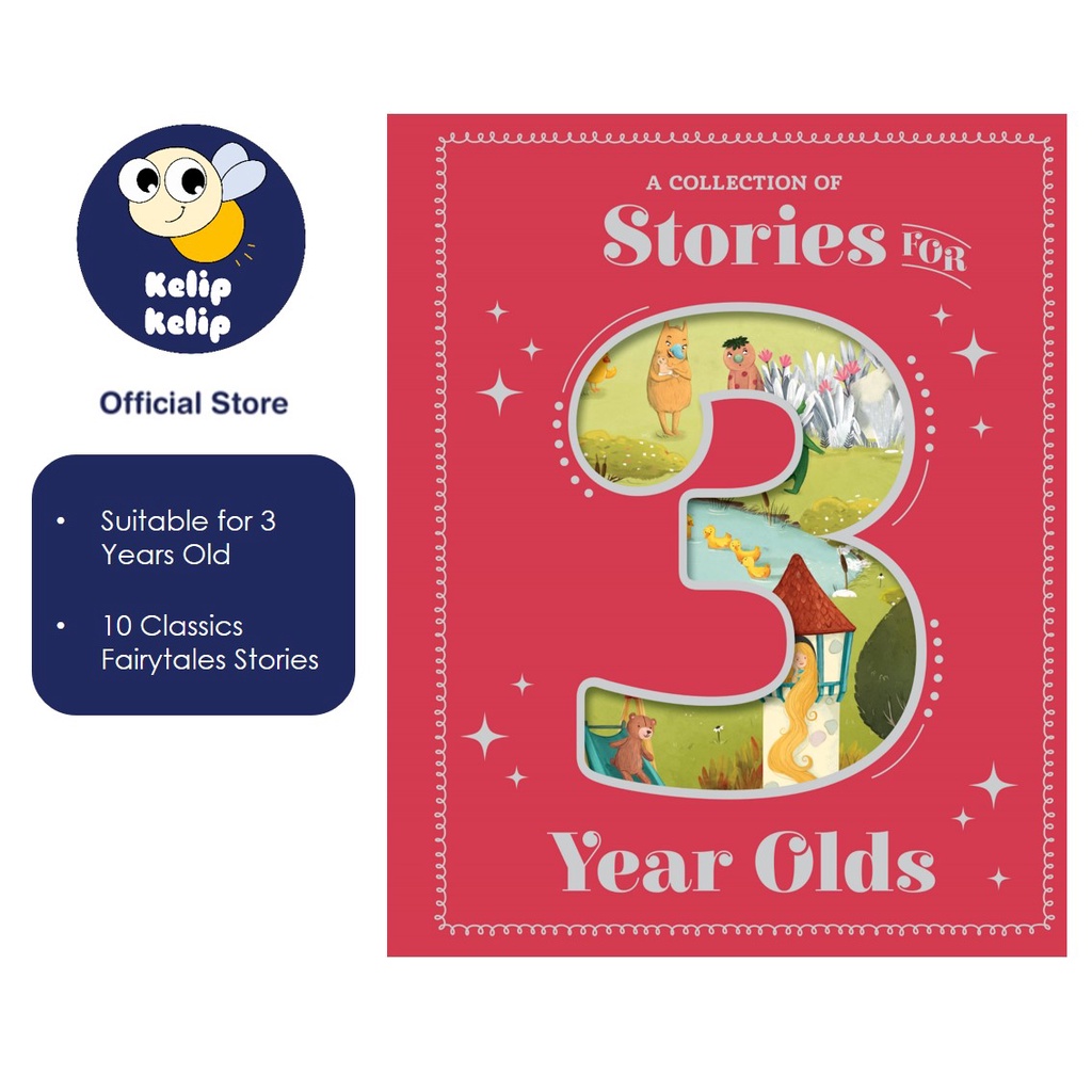 Stories for 3 Year Olds Story Book Collection (96pgs) For Kids to Read ...