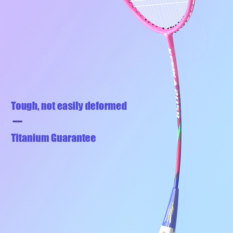 [Free Gift]G4 Unbreakable Lightweight Badminton Racket Couple Alloy ...