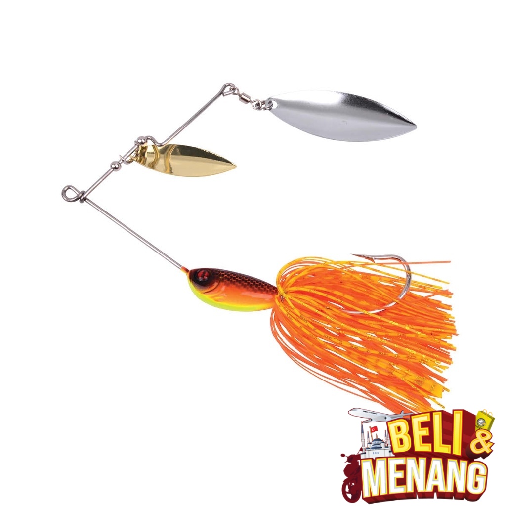 Seahawk Venom Blade Spinner Bait l Red Flashy Eye l Bold Colours ...