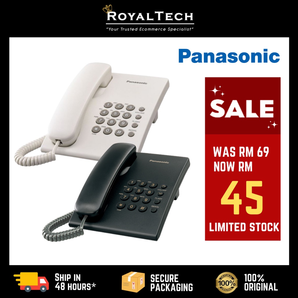 Panasonic Kx Ts500ml Ts500 Corded Single Line Pabx Phone House Phone