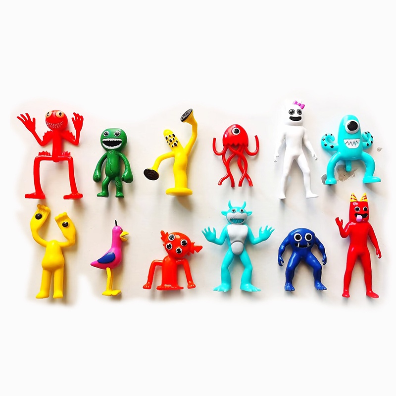 24pcs Set Garten Of Banban Figure Toy Blind Bag Collectible Display Box 