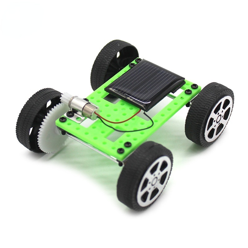 🏎ready stock🏎1 set Mini Solar Powered Toy DIY Car Kit Children ...