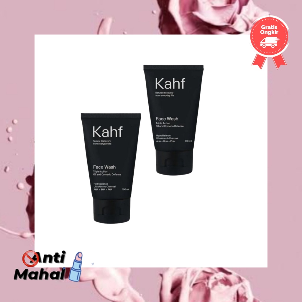 Kahf Face Wash Triple Action Oil and Comedo Defense 100ml Antimahal