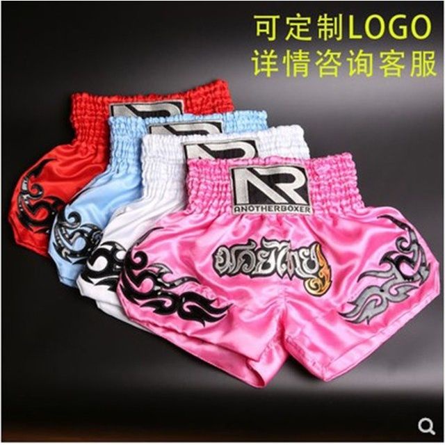 Professional Muay Thai Shorts Men Women Sanda Suit Boxing Pants