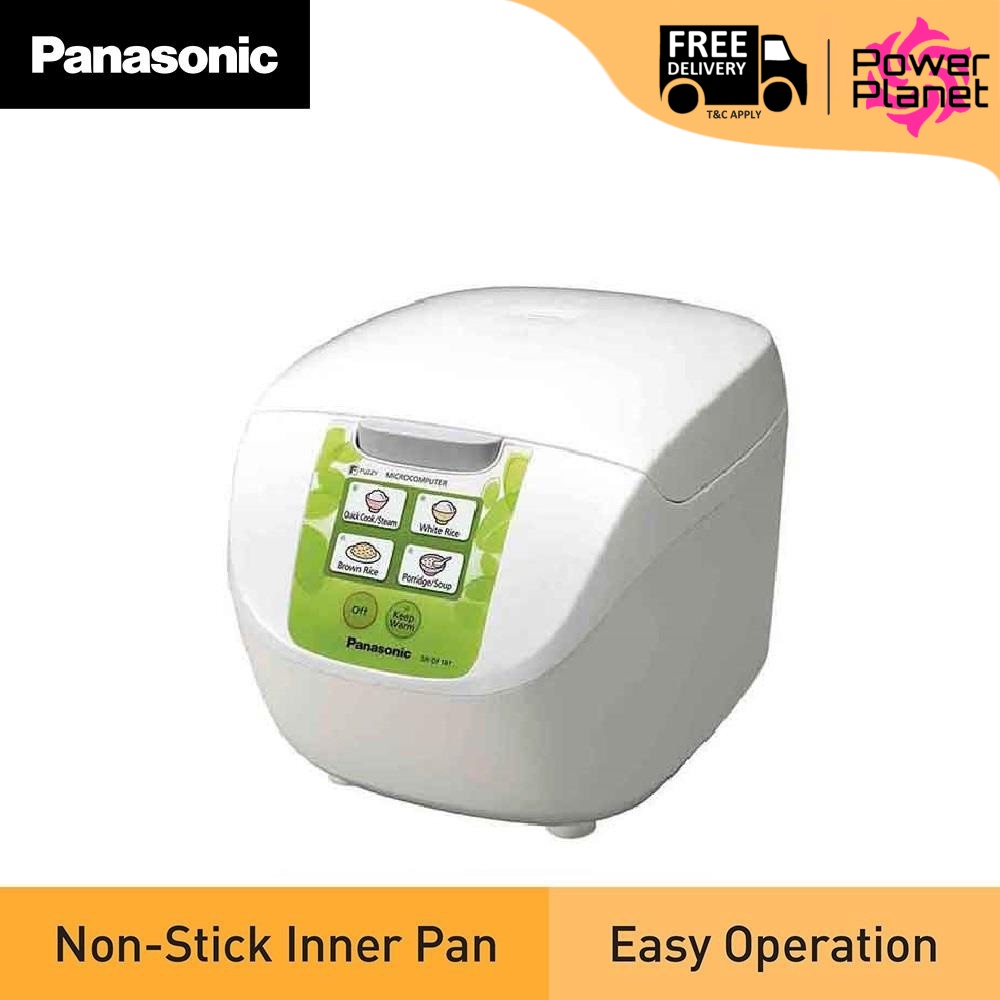 PANASONIC SR-DF181 JAR RICE COOKER (1.8L) 6 MENU SR-DF181WSK | Shopee ...