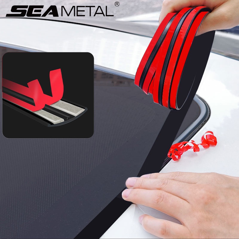 SEAMETAL Rubber Car Sealing Strip Tshape Universal Auto Roof Window