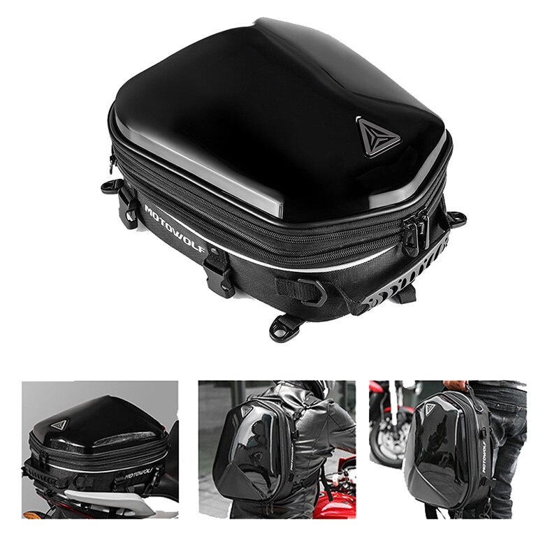 R1200GS R1250GS Waterproof Motorcycle Tail Bag Motorcycle Rear Seat Bag ...