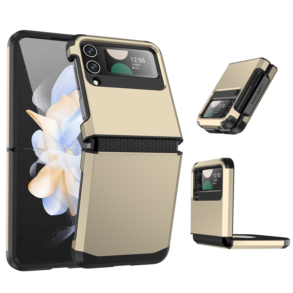 Armor Grade Hard Flip Casing for Samsung Galaxy Z Flip4 Z Flip3 Flip5 ...