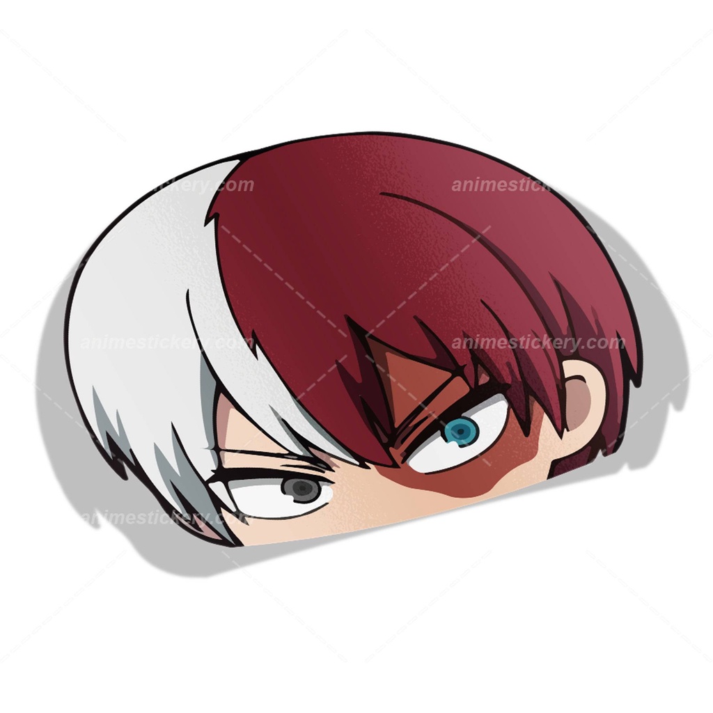 Shoto Todoroki | My Hero Academia | Peeker Anime Stickers for Cars NEW ...