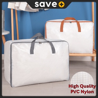 Large Capacity Blanket Storage Bags With Zipper Clear Window - Temu Malaysia