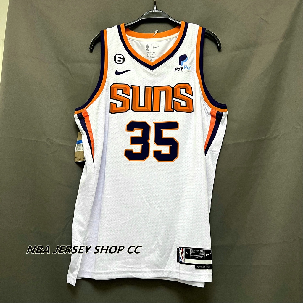 2022-23 Men's New Nba Phoenix Suns #35 Kevin Durant White Jersey ...