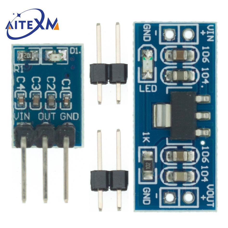 AMS1117 3.3V / 5V DC-DC Step-Down power supply module AMS1117-5.0V ...