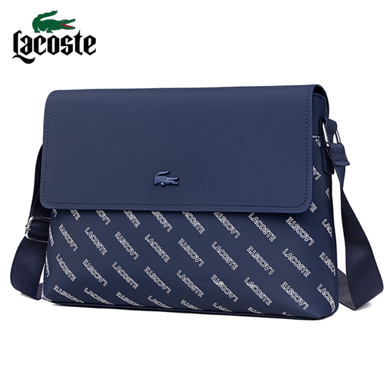 LACOSTE fashion men's bag Atmosphere flap men's casual shoulder bag 03 03 Shopee Malaysia