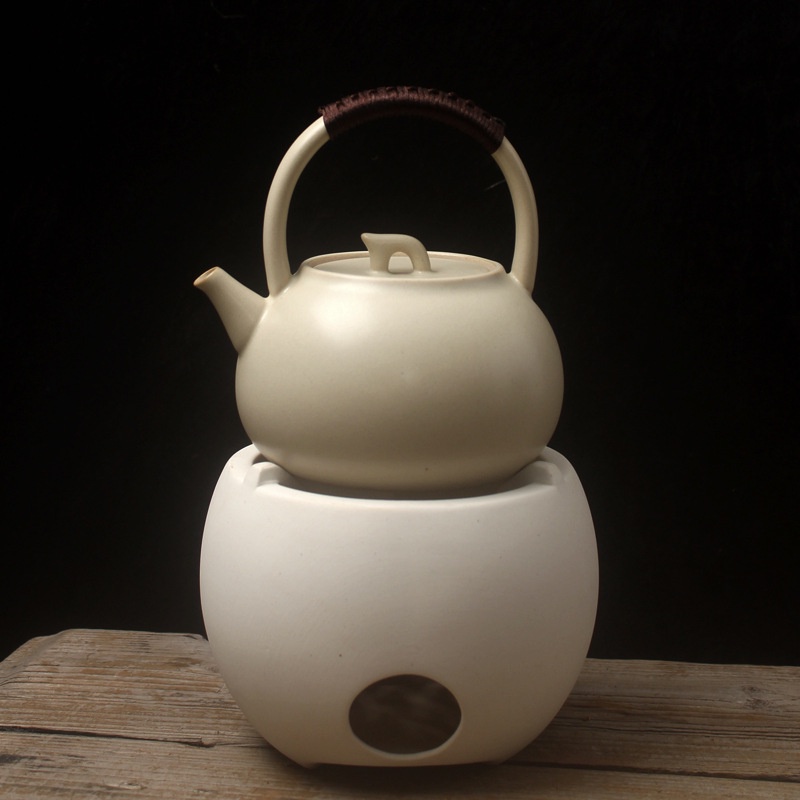 Ceramic Teapot Pottery Pot Kettle BeamLifting GlazeBoiling Electric