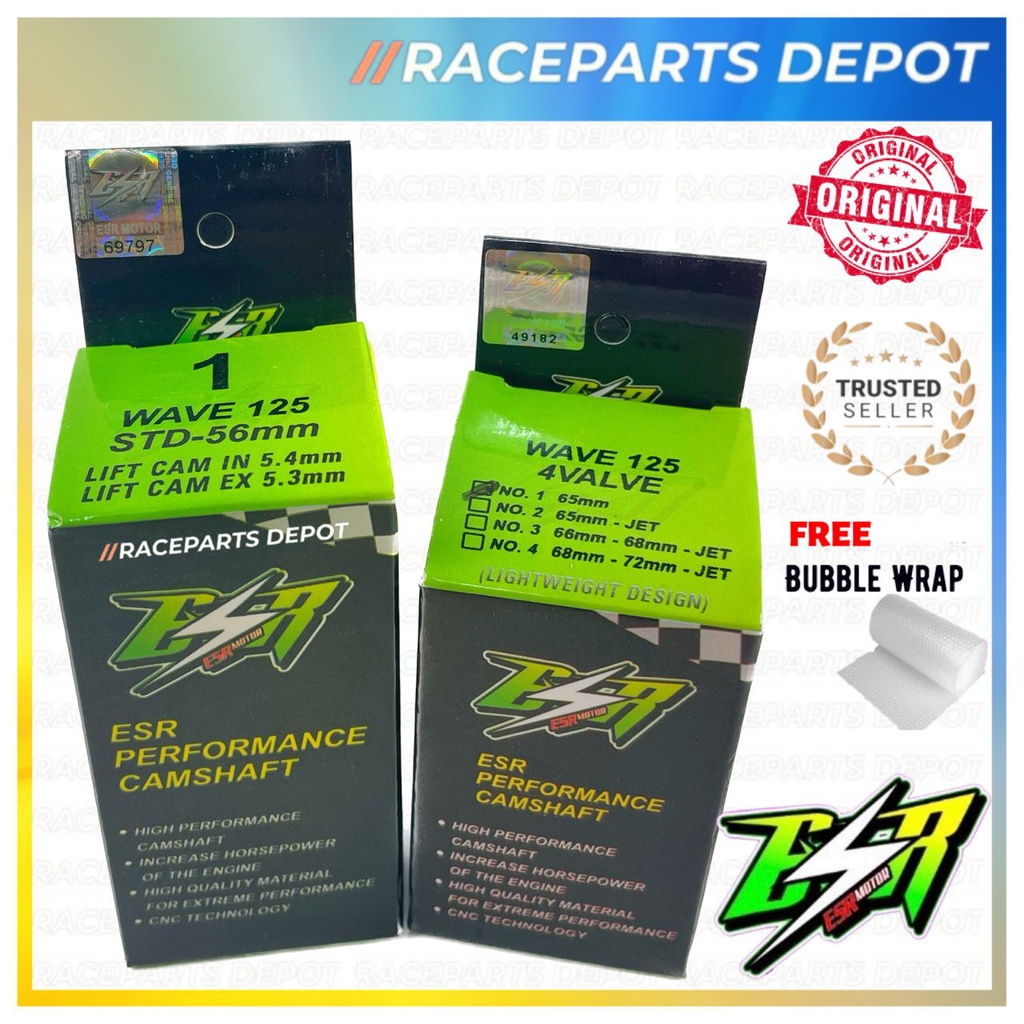 ESR Cam Shaft Wave125 4Valve Hispeed Swipoh | Shopee Malaysia