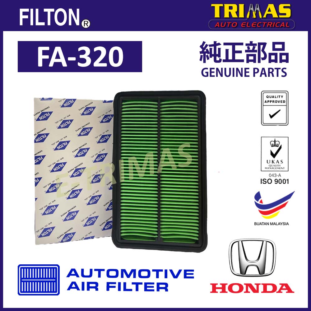 FILTON Air Filter Honda Civic FD SNB 2.0 20062011 Penapis Udara Angin Kereta FA320 17220RRA