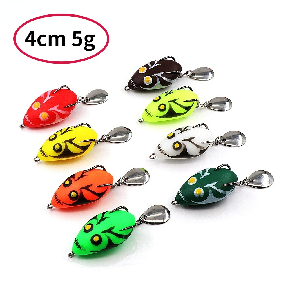 Umpan Casting Katak 4cm 5g Soft Frog Lure Small Soft Frog Fishing Lure