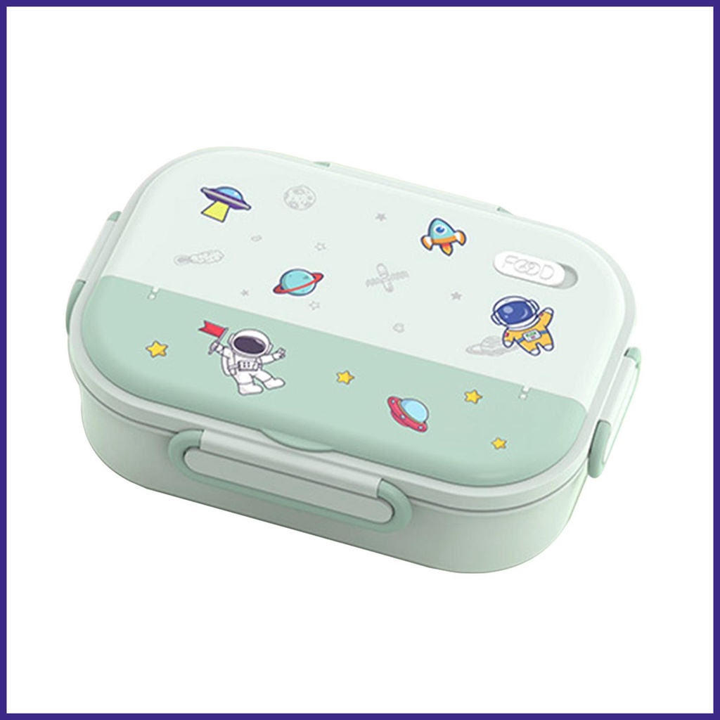 Portable Safe Bento Boxes Stainless Steel Kid Lunch Box Anti-Leak Bento ...