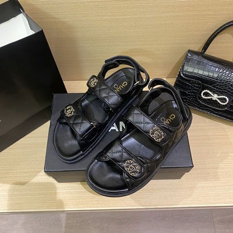 chanel sandal - Flat Sandals & Flip Flops Prices and Promotions - Women  Shoes Apr 2023 | Shopee Malaysia