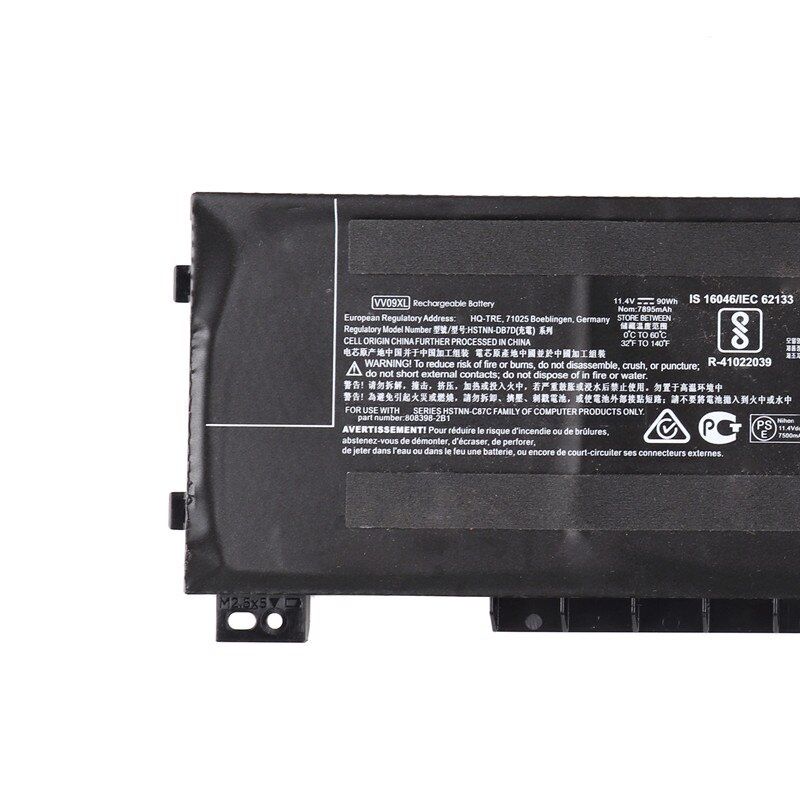 11.4V 9Cell Genuine VV09XL Laptop Battery for HP ZBook 15 17 G3 808452 ...