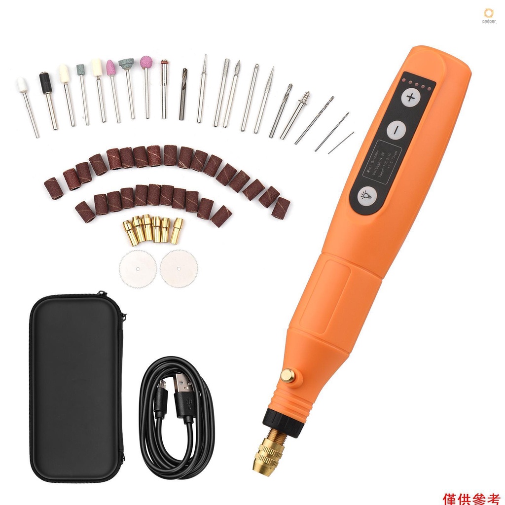 Geevorks Portable Rotary Tool Set Mini Cordless Grinder Handheld ...