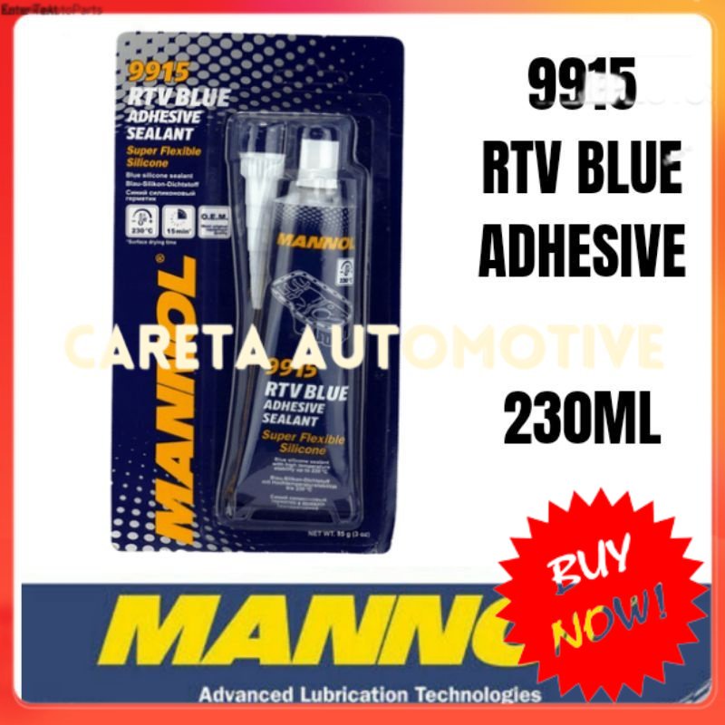 thumbnail image 2 of Mannol 9915 BLUE Silicone Sealant – High-Temp Gasket Maker, 85g, Up To 230°C, Oil & Coolant Resistant (OE AMV17400401, Etc.) 2 of 5
