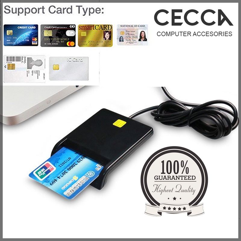VEETECH Smart Card Reader ATM Bank Tax Declaration CAC IC Card ID Card ...