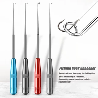 New Fish Hook Quick Release Device Deep Throat Removal Fishhook with  Aluminum Handle Blind Decoupling Remove Fishing Hook Tools