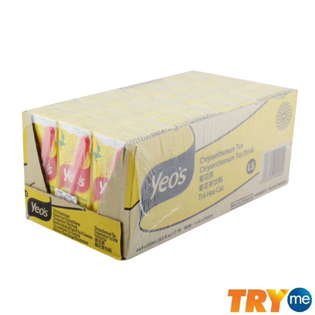 Yeo's Asian Drink Chrysanthemum Tea (24's x 250ml) Shopee Malaysia