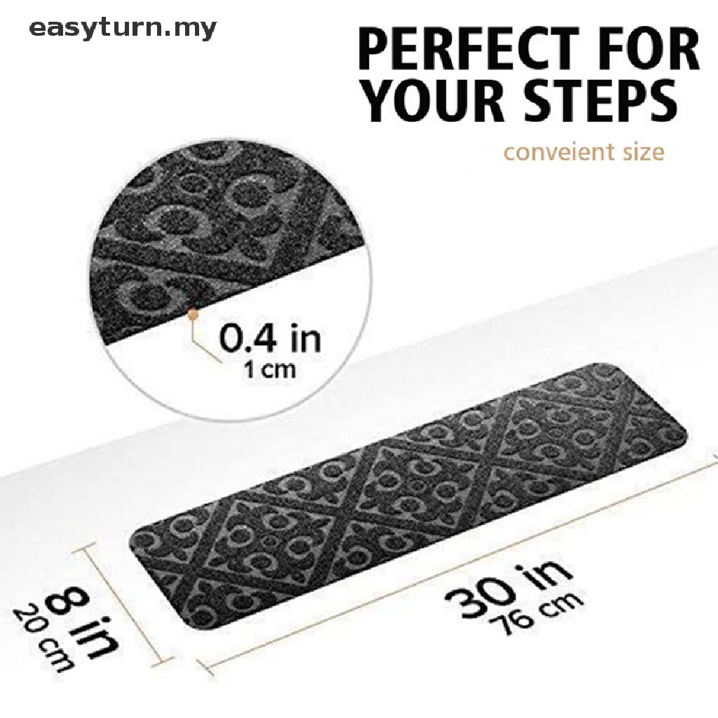 easyturn Stair Mat indoor anti slip Stair Carpet treads carpet non slip