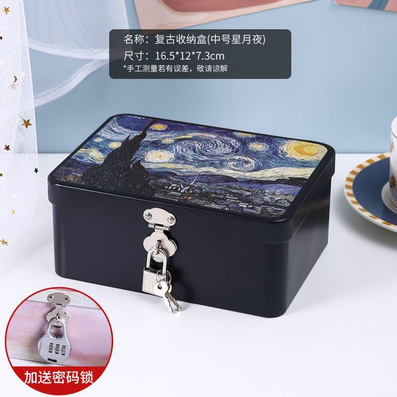 [Locked Storage Box] Locked Storage Box Can Be Used Small Box Password ...
