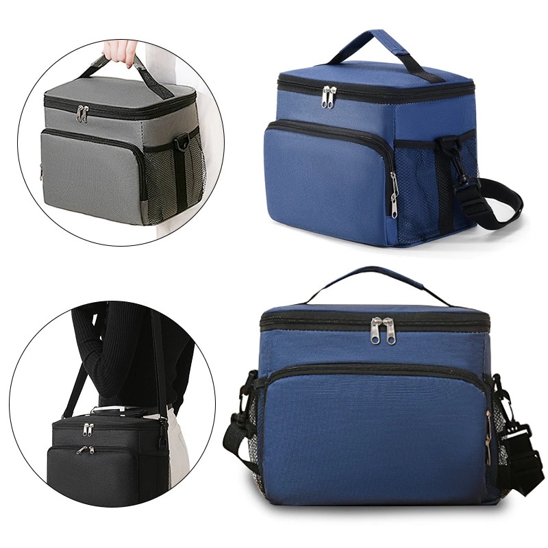 Waterproof Oxford Tote Lunch Bag Insulated Lunch Box Thermal Bag Large
