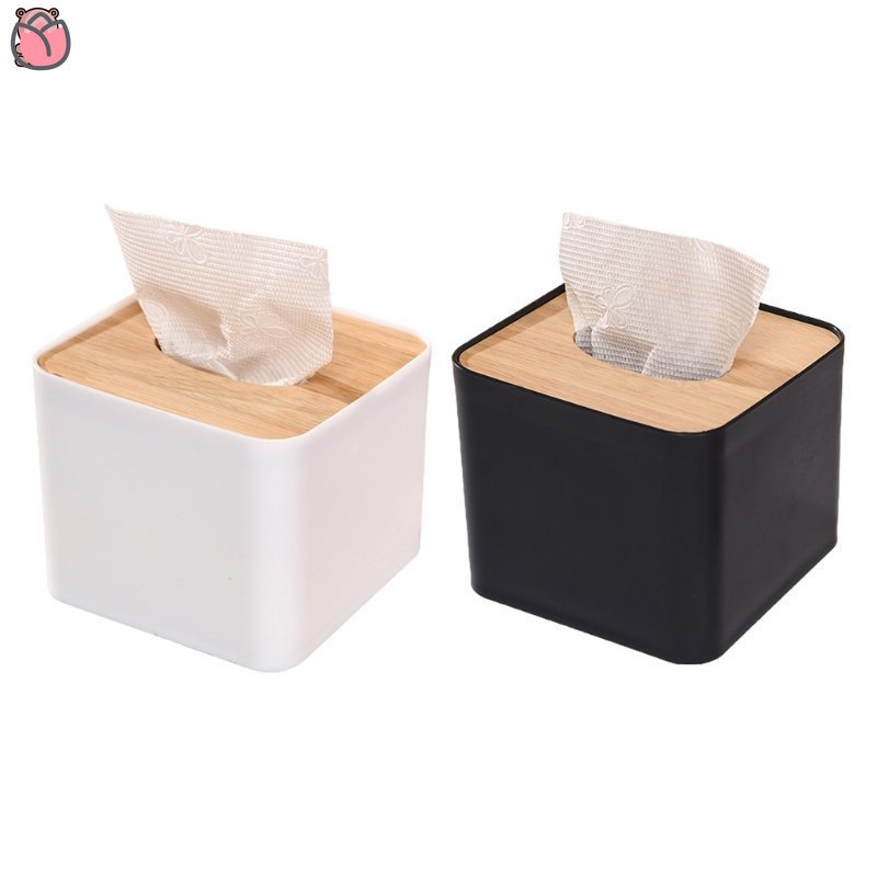 Creative Wooden Tissue Boxes Durable Simple Modern Style Paper Boxes ...
