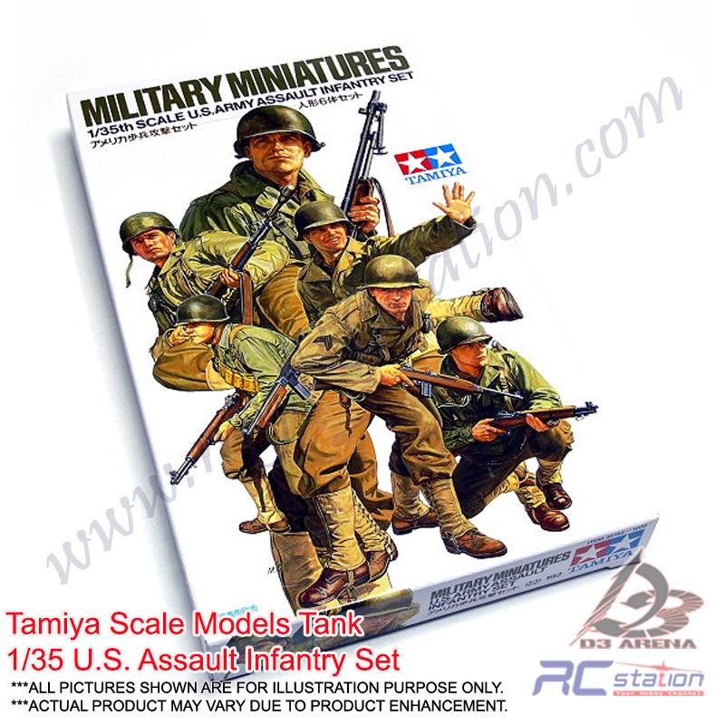 Tamiya Military Miniature Series #35192 - 1/35 U.S. Assault Infantry ...