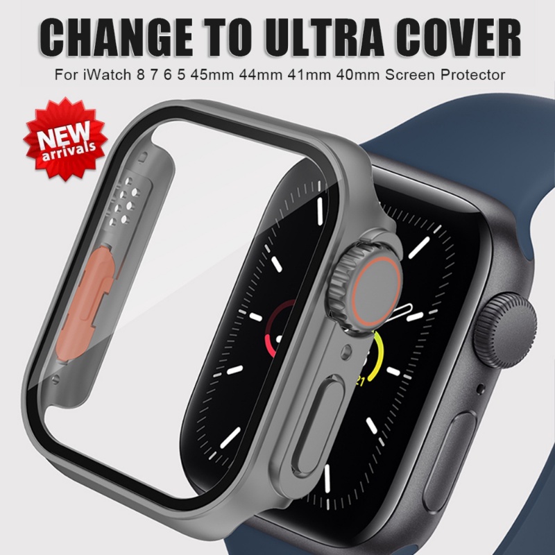 Screen Protector Tempered Glass Change to Ultra PC Cover compatible For