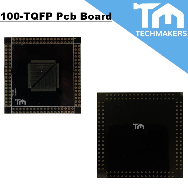 100-TQFP Break-out Board PCB Board Adapter TECHMAKERS