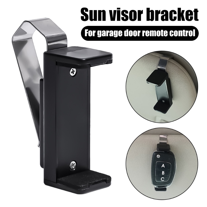 Car Sunshade Remote Control Bracket / Retractable Car Sun Visors Clip Holder for Garage Door