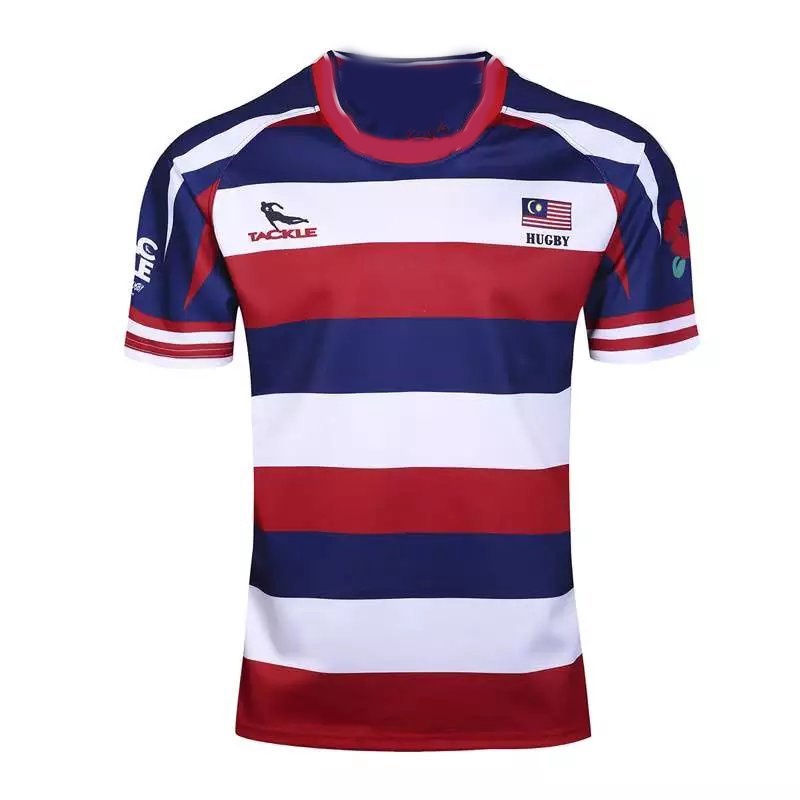 Rugbi Malaysia Rugby Jersey Baju Jersi 2023 Plus Size Custom T Shirt