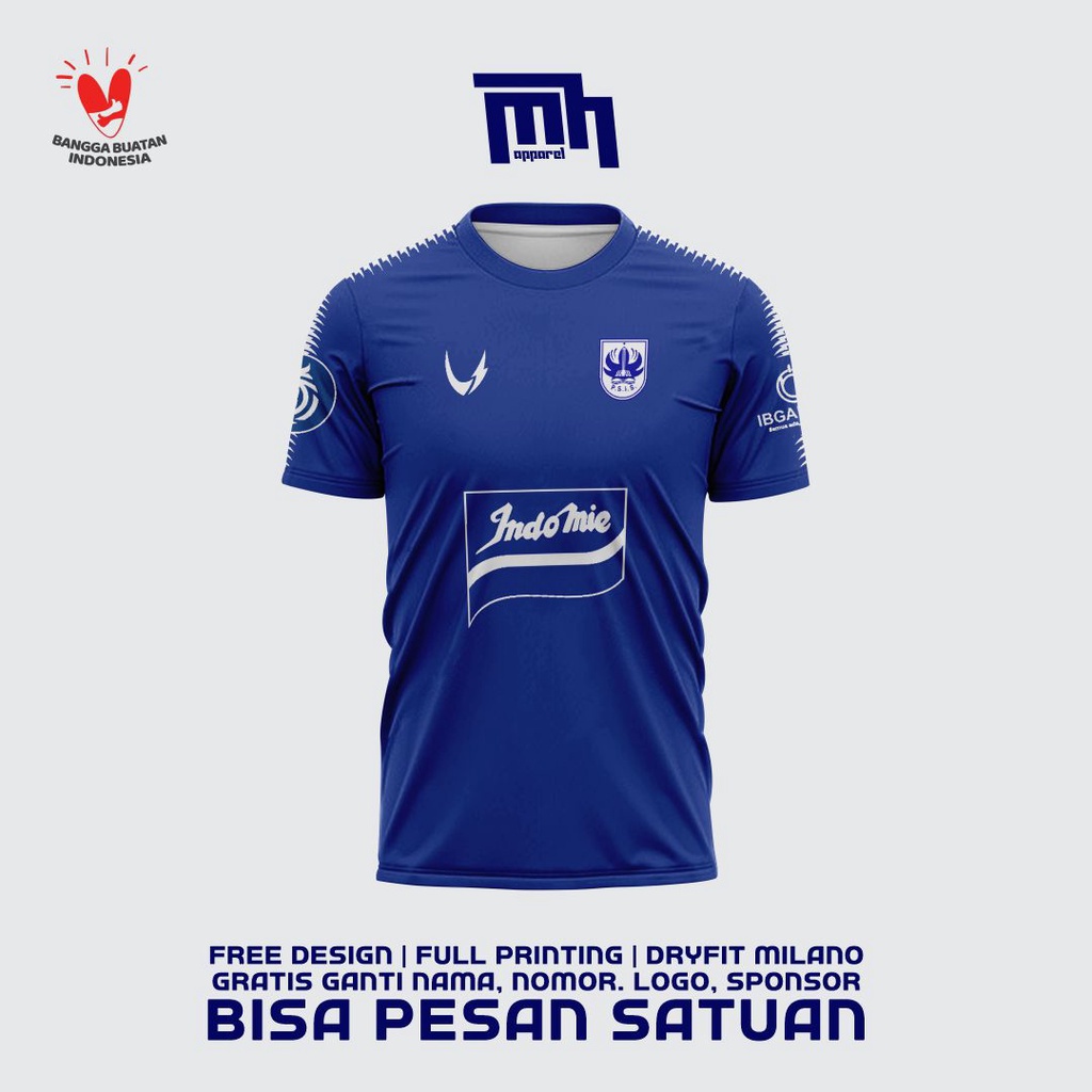 (Can Order In Place) JERSEY PSIS SEMARANG 2023 FREE REQUEST Name And ...