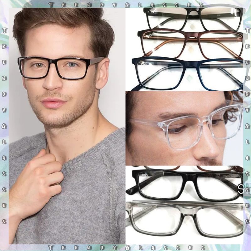 Square Eyeglasses Korean Eyeglasses Cermin Mata Empat Segi Spek Petak