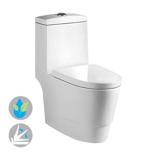 Zella LHPB2328W Home/ Office/ Hotel Siphonic Water Closet With Heavy